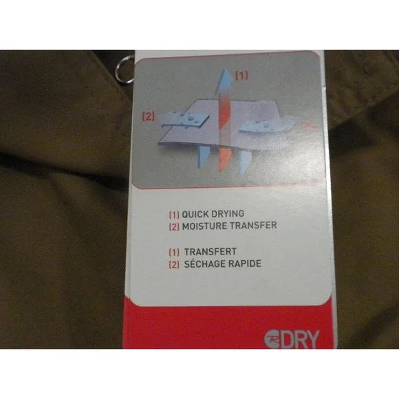 Rossignol Pants Womens M Pecan Lotus‎ Cargo Short Quick Dry UPF 50+ Hiking NWT - Picture 10 of 12